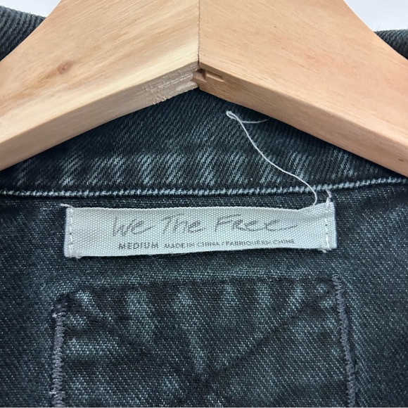 Free People Sweater Jacket Size Medium Black - Picture 8 of 11